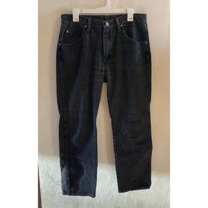 Black regular fit Wrangler jeans